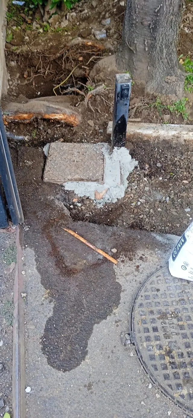 Chiusura del pozzetto e preparazione del sottofondo